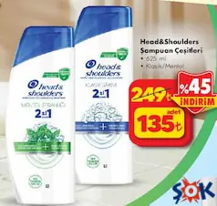 HEAD & SHOULDERS ŞAMPUAN ÇEŞİTLERİ